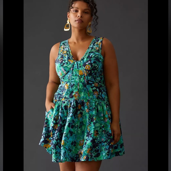Anthropologie Dresses & Skirts - Anthropologie corset mini dress